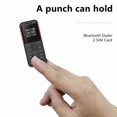 thumbnail image 5 of O6g BM222 0.66-Inch Mini Dual SIM Standby Phone Portable Bar Phone W5y - Black Green, 5 of 5