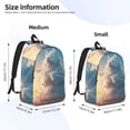 thumbnail image 3 of Yiaed Cute Cloud Cat Print Backpack, Premium Laptop Backpack, Travel Backpack for Women, Lightweight Backpacks, Comfortable Back Pack-Medium, 3 of 7