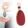thumbnail image 2 of Segolike Car Key Case Key Chain Zipper Case Keychain Stylish Birthday Present Multipurpose Key Holder PVC Creative Pouch Key Fob Cover Red, 2 of 8
