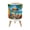 Color 3, variant on Small Trash Can with Lid Tropical Beach Sunset Palm Tree Surfboard Starfish Coastal 1.8 Gallon Dog Proof Trash Can Round Garbage Can Waste Bin Wastebasket for Bathroom Bedroom Living Room