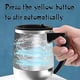 thumbnail image 3 of Taza con agitación automática Taza de acero inoxidable con automezcla automática para café/té/chocolate caliente/taza con leche para oficina/cocina/viajes/hogar -450 ml/15 oz El me, 3 of 5