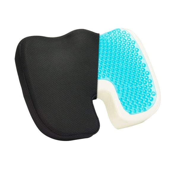 Cooling Gel & Memory Foam Seat Cushion – Ergonomic Design for Back Pain & Pressure Relief