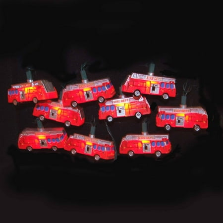 UPC 086131708169 product image for 10 Bulb Fire Truck Novelty Light String | upcitemdb.com
