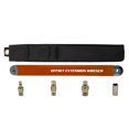 thumbnail image 1 of Offset Extension Wrench 3/8, Ratchet Extension Wrench Small Swing Range Time Saving High Accuracy Conversions Long High Strength  for Industrial Use, 1 of 7