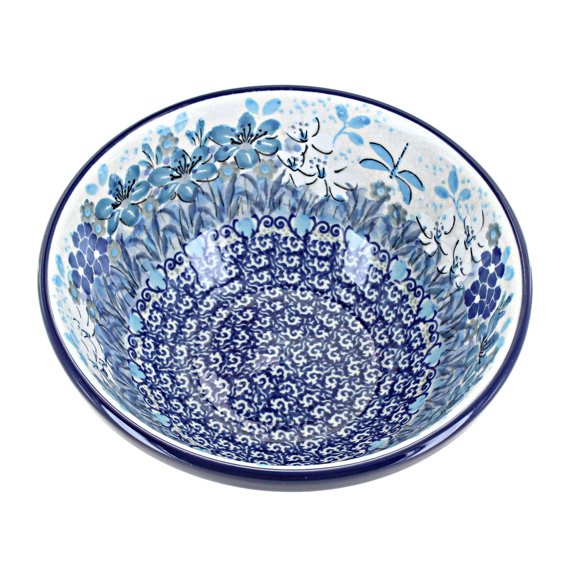Blue Rose Polish Pottery Sydney Cereal/Soup Bowl