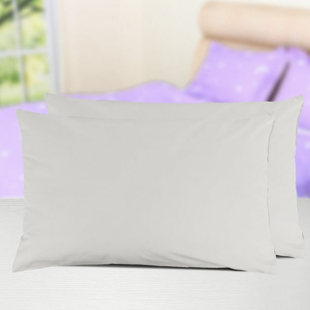Zippered Pillow Cases Cover Pillowcases Egyptian Cotton Pack of 2