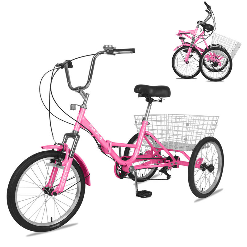 Docred Adult Folding Tricycle 7-Speed 