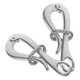 thumbnail image 1 of SOPOTUTU 2Pcs Heavy Duty Stainless Steel Quick Release Boat Hook for Marine Rigging and Outdoor Use, 1 of 8