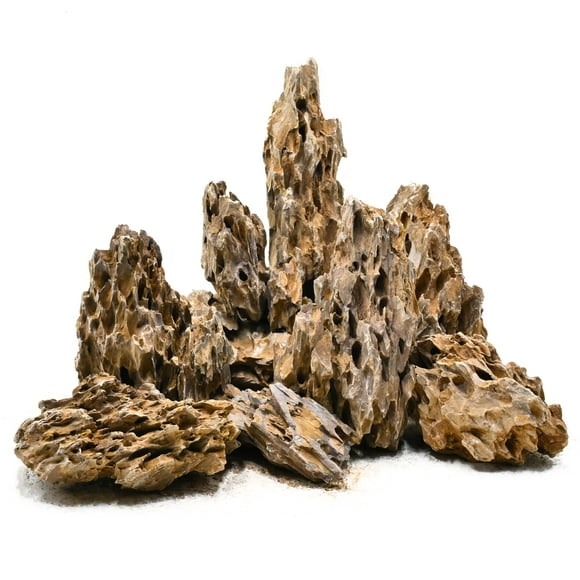 Natural Rock Stone 20lb Aquarium Rocks for Aquarium Landscaping Models and pH Neutral Rocks Aquascaping Stones for Terrariums-2-8 inches