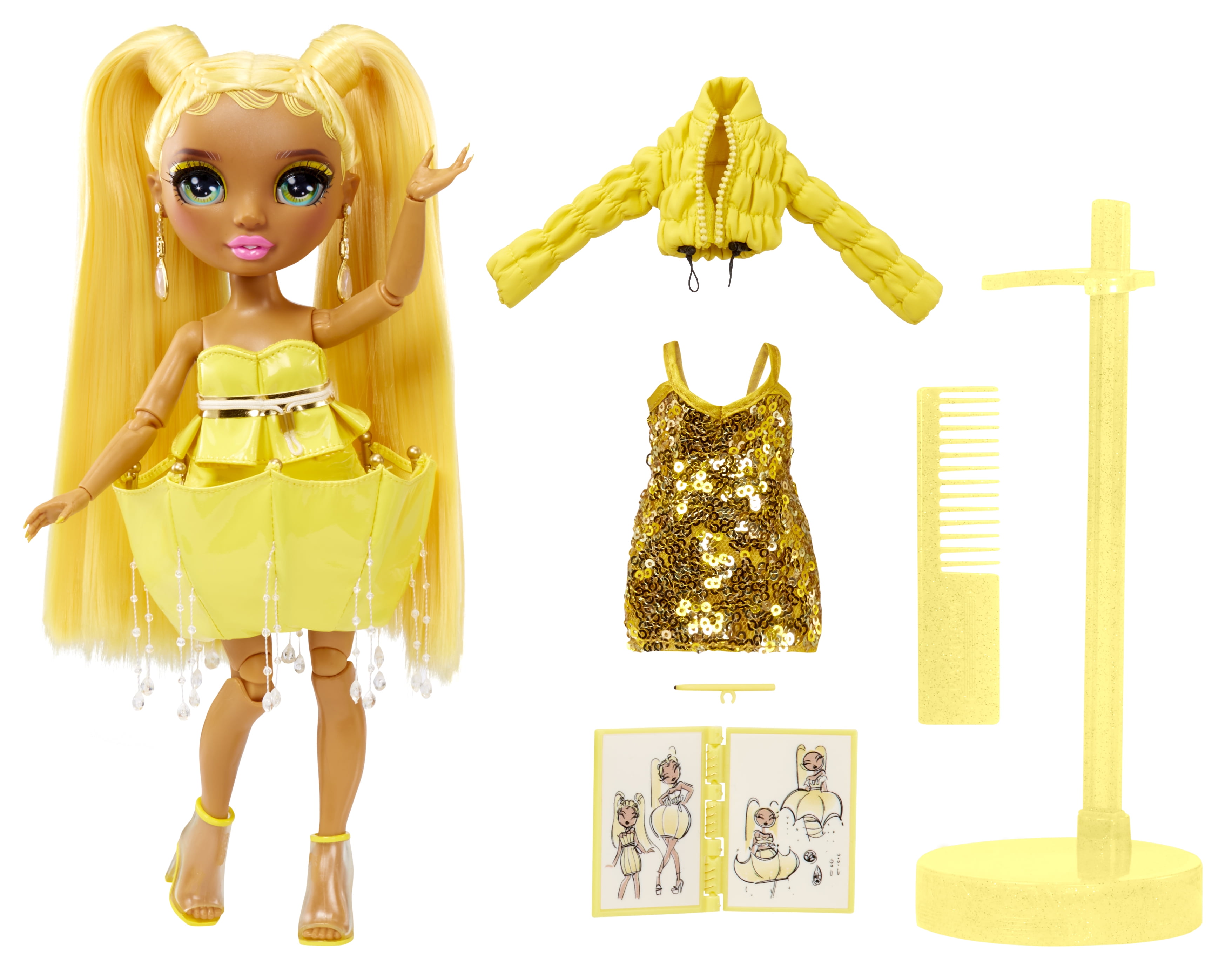 Rainbow High Fantastic Fashion Sunny Madison 11" Fashion Doll w/ Playset