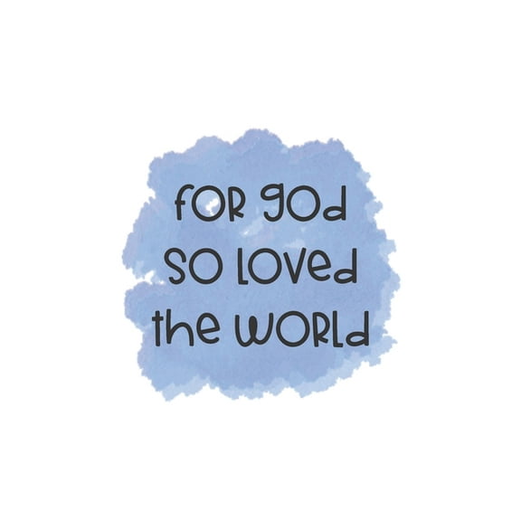 For God So Loved The World: Dot Grid Paper (Paperback)