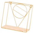 thumbnail image 1 of Almacenamiento de montaje en pared de ambre de hierro dorado cuadrado Sunnimix Rack de almacenamiento de alambre de hierro cuadrado, 1 of 8