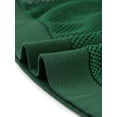 thumbnail image 5 of INSPIRE CHIC Ribbed Cuffs Jacket for Women Hoodie Mesh Bomber Jacket S Dark Green, 5 of 6