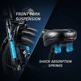 thumbnail image 3 of OwnGold 14IN Folding Electric Bike,Electric Bicycles for Adults Teens with Basket,500W Peak Motor Up to 20 mph Range 30 Miles,36V 12Ah Removable Battery,Commuter/Shopping Mini Ebike,UL 2849, 3 of 9