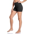 thumbnail image 4 of Hopgo Biker Shorts for Women High Waist 4" Workout Yoga Tummy Control Compression Running Shorts with Inner Pocket, 4 of 6