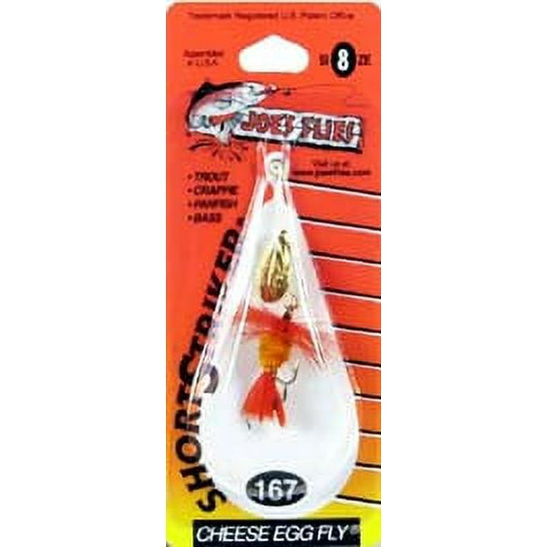 Joe's Flies 167-8 Size 8_Cheeseegg Trout Fishing Packaged Fly/Popper 