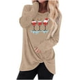 thumbnail image 1 of Ichuanyi liquidación de moda femenina estampado de mangas largas blusa redonda de cuello redondo ICHUANYI WER202308241363, 1 of 4