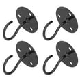 thumbnail image 5 of 4 Set Wrought Iron Wall Mounted Hooks Plant Bracket Hangers for Hanging Bird Feeders Lanterns, 5 of 8