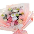 thumbnail image 3 of Hermosa Flor de Jabon Sunnimix Flores Artificiales Perfumadas Rosado, 3 of 8