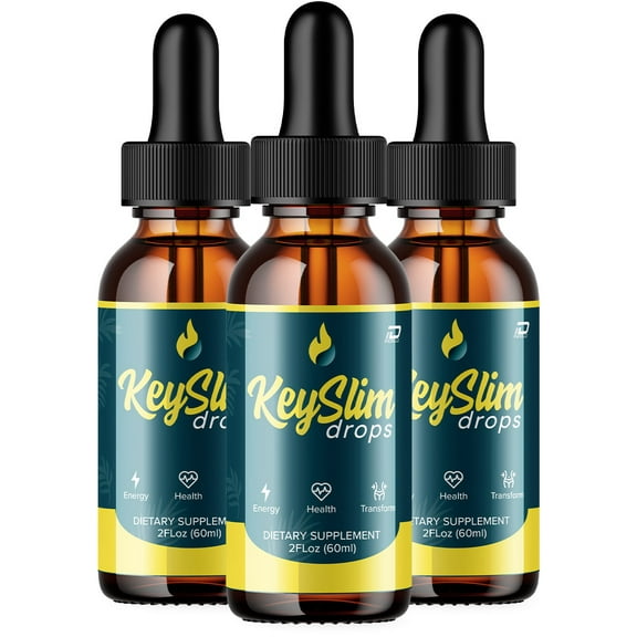 ( 3 Pack) KeySlim Metabolism Drops Liquid Supplement - KeySlim Drops, KeySlim Original Metabolic Support Supplement, KeySlim Drops Reviews (3 Month Supply)