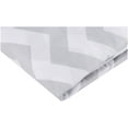 Little Love by Nojo® Chevron Crib Sheet, Grey