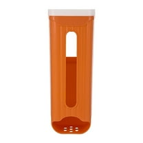 Last Chance 1X Garbage Bag Storage Box,Garbage Bag Storage Box Orange,Trash Bag Dispenser Wall Mounted Grocery Garbage Bag Holder Plastic Bag Storage Box Garbage Bag Container Trash Bag Storage Box