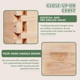 thumbnail image 5 of 10 Frame Bee Hive, Compelte Bee Hive Starter Kit Includes 1 Deep Brood Honey Bee Hives Box, 1 Medium Super Bee Box with Beehive Frames and Foundation Sheets, 5 of 7