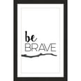 thumbnail image 2 of Marmont Hill "Be Brave" by Diana Alcala Framed Painting Print, 2 of 5