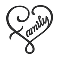 thumbnail image 1 of Cuadro Decorativo de Metal con Diseño love family Grande, 1 of 4