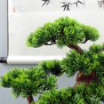 thumbnail image 3 of Plantas artificiales Bonsai árbol plantas de imitación exhibición de escritorio, simulación de pino planta en maceta for decoración del hogar decoración del jardín, 3 of 5
