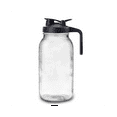 thumbnail image 2 of 64Oz Glass Pitcher with Lid Wide Mouth Jar Leak-Proof Water Jug, for Water, Juice, Milk, Tea, Iced Coffee, and Drinks, 2 of 5
