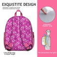 thumbnail image 3 of Ethnic Floral Students Backpack - Classic Chic Aesthetic Vibrant Indian Tribal Paisley Design, Comfortable Dual Shoulder Support, Water-Repellent Lightweight Backpack, 3 of 4