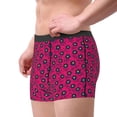 thumbnail image 2 of Gukieu Floral Colorful Print Men's Boxer Briefs, High Elastic Moisture Wicking Boxer Briefs Underwear-XX-Large, 2 of 5