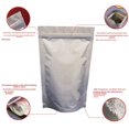 thumbnail image 1 of Bolsa autoportante de papel de aluminio puro, subembalaje, bolsa con cierre de cremallera, bolsa autosellada, bolsa plateada sellada a prueba de humedad, bolsa de envasado de alimentos para perros,, 1 of 4