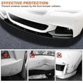 thumbnail image 5 of HUIMART Car Front Bumper Lip Fits for 2011-2016 BMW 5-Series F10 520i 528i 535i 550i M Sport, ABS Car Front Splitter Spoiler,Glossy Black, 5 of 9