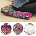thumbnail image 2 of Soft Meditation Cushion 22in Square, Dutch Velvet Boho Pillow for Yoga, Relaxation and Floor Seating, 2 of 7
