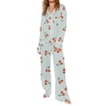 thumbnail image 2 of BILIKEYU Women's Soft Valentine Cotton Pajama Set Gift for Her Romantic, 2 of 5
