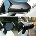 thumbnail image 4 of Ox Horn Car Rearview Mirror Cover For Toyota Camry/Avalon/CHR/Prius 2018-2020 Rear View Mirror Cover Trim, 4 of 6
