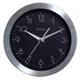 thumbnail image 5 of Westclox Wall Clock Brushed Aluminum Round 9 inch Analog Silver Black, 6-Pack, 5 of 5