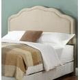 thumbnail image 3 of spridefurniture Upholstered Queen Panel Headboard, Beige, 3 of 5