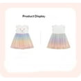 thumbnail image 3 of Emy Dola 2-7T Little Girls Ruffle Sleeve Tutu Dress Cat Print Fluffy Tiered Tulle Dress for Wedding Birthday Party, 3 of 9