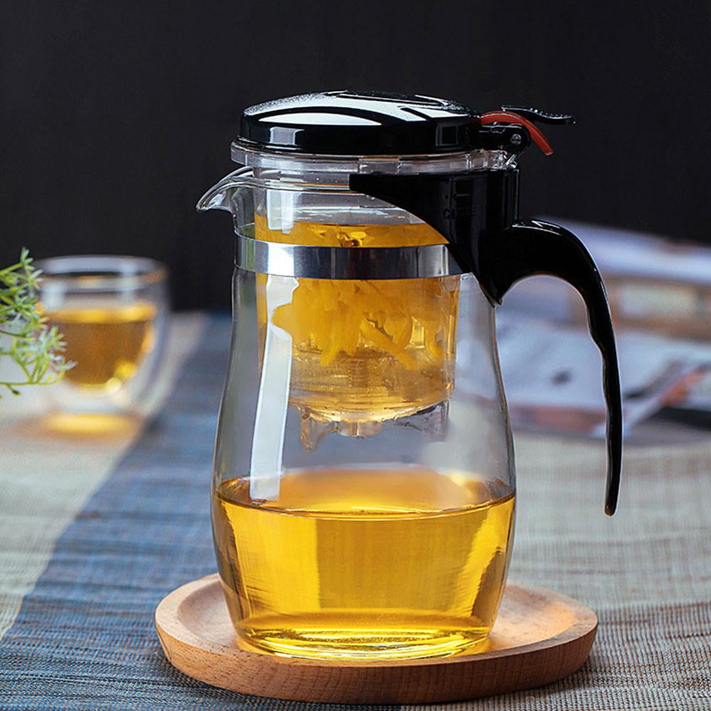 SHAPERME Tea Pots Heat Resistant Glass Tea Pot Tea Infuser Chinese Tea Kung Kettl∞