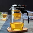 thumbnail image 2 of Tea Pot Elegant Glass Design Heat-Resistant Tea Pot, 2 of 7
