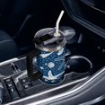 thumbnail image 5 of Sea Stars And Shells 40oz Tumbler with Straw And Lid Insulated Stainless Steel Travel Tumbler Coffee Cup Mug Water Bottle with Handle, Fits in Car Cup Holder, 5 of 6