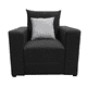 thumbnail image 1 of Sillon El Bazar Store Miami Lino negro 1 plaza, Modular, Moderno, Sala, 1 of 4