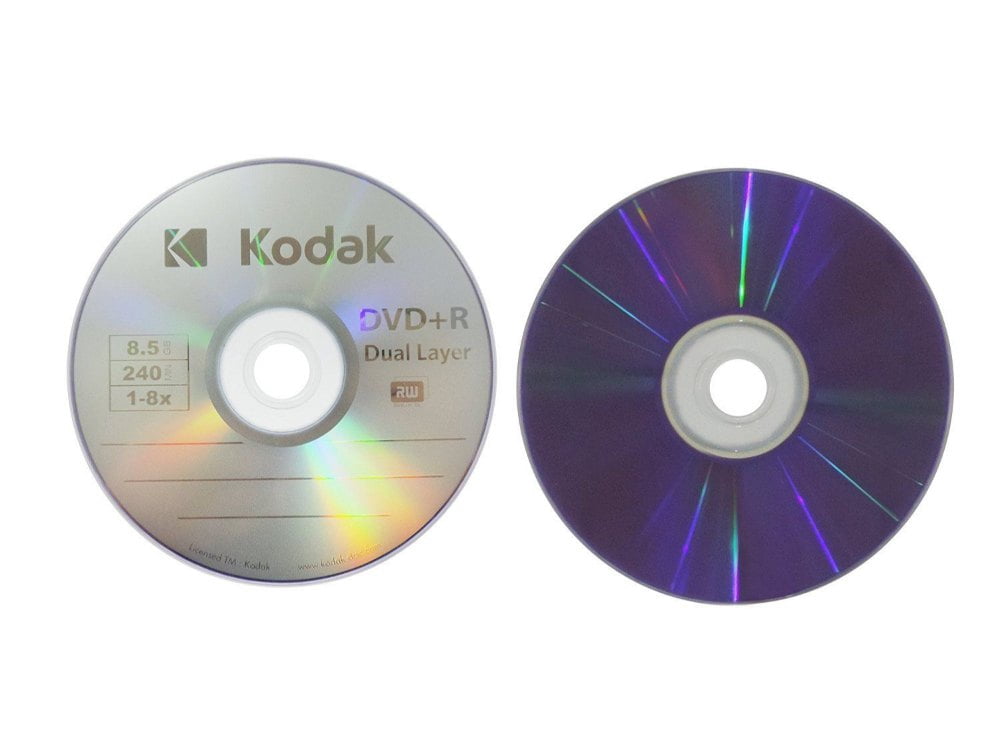 CheckOutStore 50 Kodak Double Layer 8.5GB 8X DVD+R DL (Logo Top)