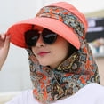 thumbnail image 1 of 1PC Women Foldable Anti-Uv Sun Hat Face Protection Hats Wide Big Brim Summer, 1 of 6