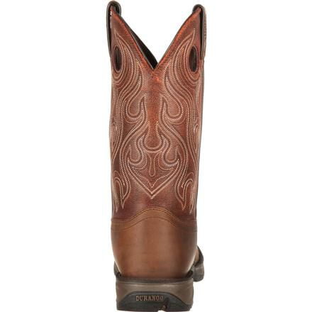 Durango Men's Rebel DB5474 Western Pull-On Boot - Bark Brown Full-Grain Leather