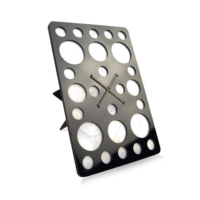Soporte para secar brochas de maquillaje BuyWeek 28 orificios de acrílico