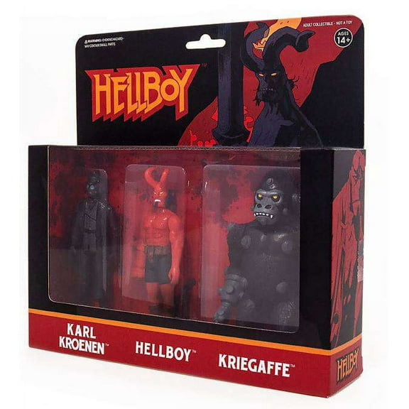 Series 2 Karl Kroenen, Hellboy & Kriegaffe Action Figure 3-Pack